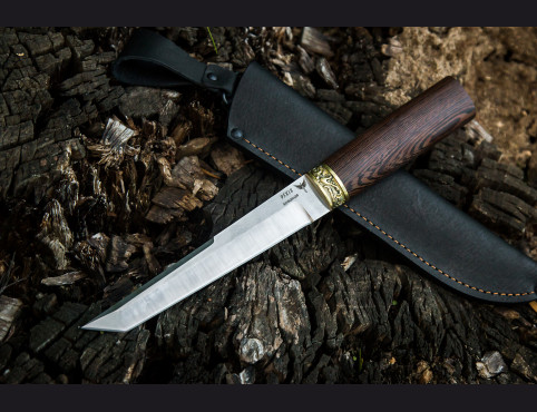 Нож Самурай 2 (сталь 95х18, венге, латунь)