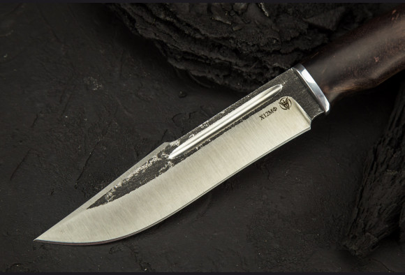 Нож Аллигатор <span>(х12мф, стабилизированная карельская береза)</span>