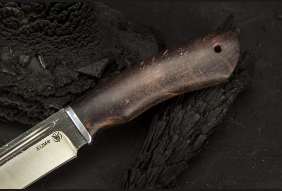 Нож Аллигатор <span>(х12мф, стабилизированная карельская береза)</span>