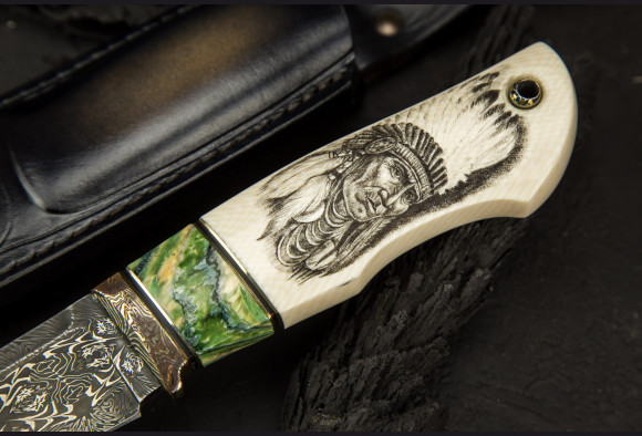 Авторский нож " Индеец "