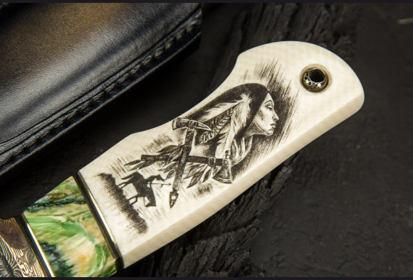 Авторский нож " Индеец "