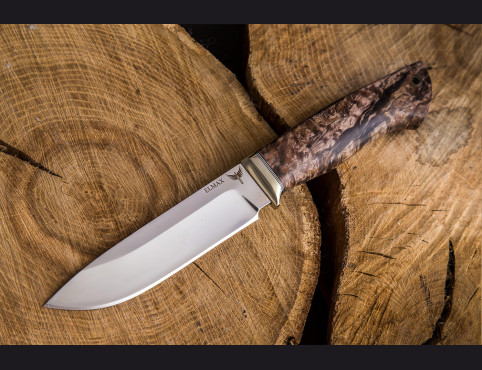 Нож Лань (Elmax, стабилизированная карельская береза)