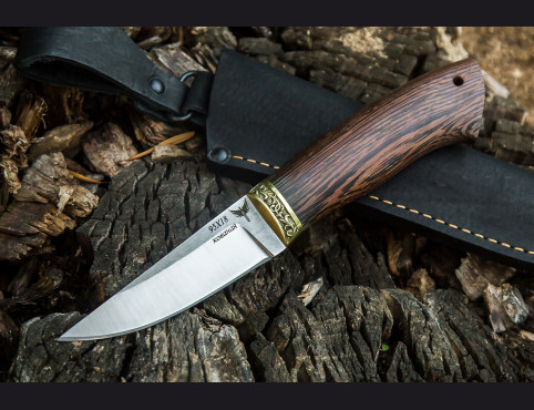 Нож Зубр (сталь 95х18, венге, латунь)