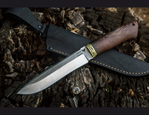 Нож Хищник 2 (сталь 95х18, венге, латунь)