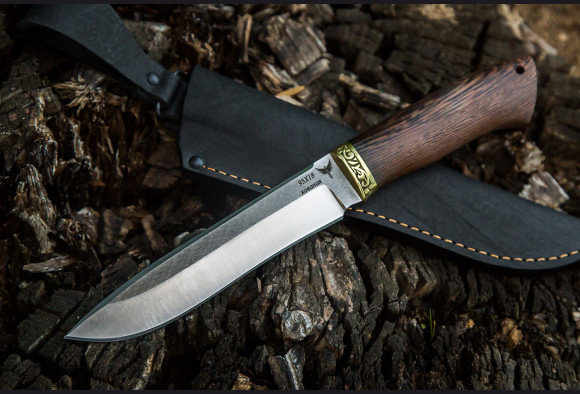 Нож Хищник 2 <span>(сталь 95х18, венге, латунь)</span>