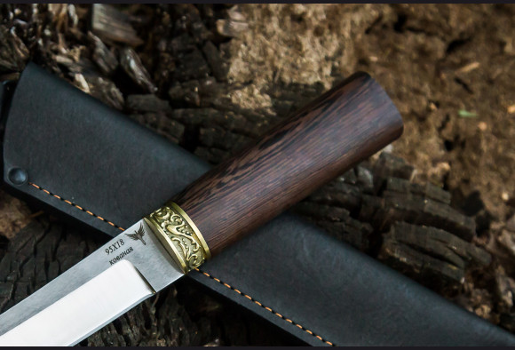 Нож Самурай <span>(сталь 95х18, венге, латунь)</span>