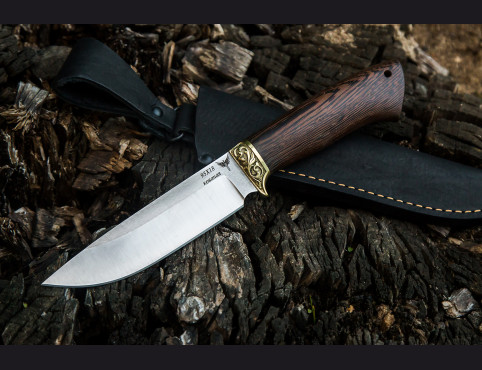 Нож Варан (сталь 95х18, венге, латунь)