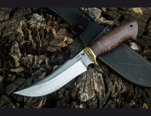 Нож Соломон (сталь 95х18, венге, латунь)