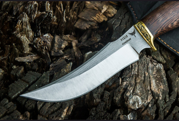 Нож Соломон <span>(сталь 95х18, венге, латунь)</span>