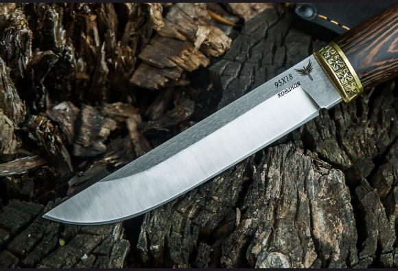 Нож Егерь <span>(сталь 95х18, венге, латунь)</span>