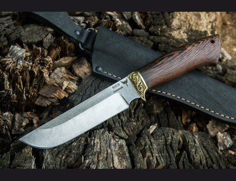 Нож Тайга (сталь 95х18, венге, латунь)