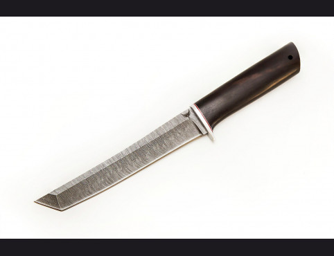 Нож Самурай (дамаск, мореный граб)