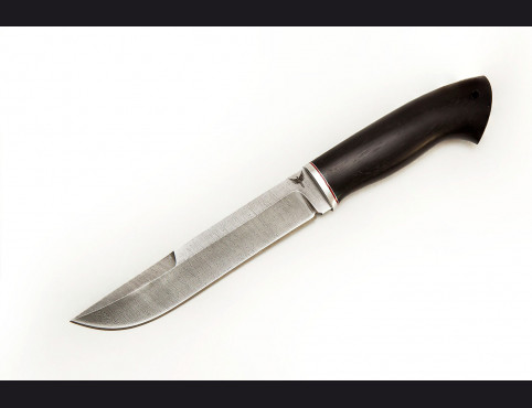 Нож Рейнджер (Дамаск 1200 слоев, мореный граб)