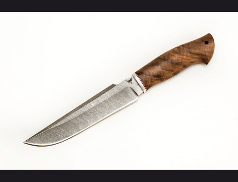 Нож Скорпион (Дамаск 1200 слоев, корень ореха)