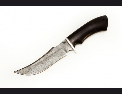 Нож Соломон (Дамаск 1200 слоев, мореный граб)