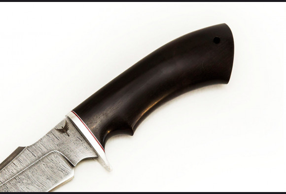 Нож Соломон <span>(Дамаск 1200 слоев, мореный граб)</span>