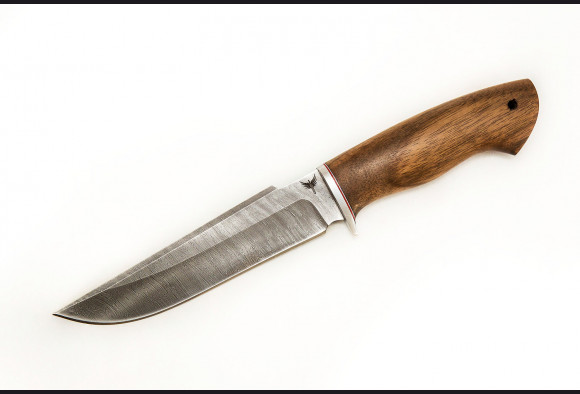 Нож Скорпион 2 <span>(Дамаск 1200 слоев, корень ореха)</span>