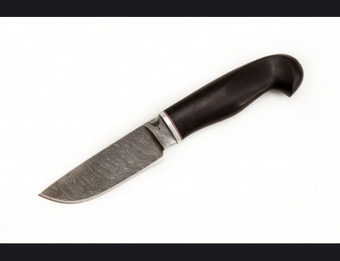 Нож Грибник 2 (Дамаск 1200 слоев, мореный граб)
