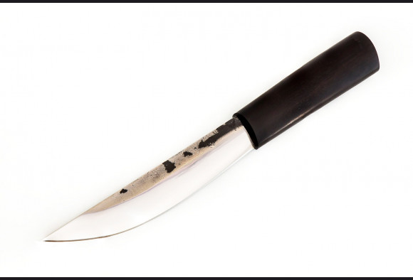 Нож Якутский большой <span>(х12мф, мореный граб)</span>