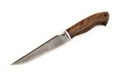 Нож Рыбак 1 <span class='product-card--title--span'>(Дамаск 1200 слоев, корень ореха)</span>