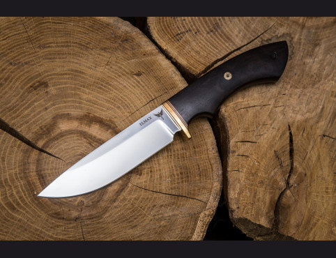 Нож Варан (Elmax, мореный граб, мозаичный пин)