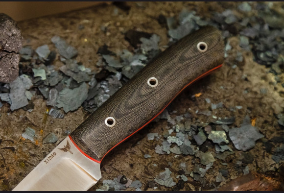 Нож Гепард цельнометаллический <span>(х12мф, микарта)</span>