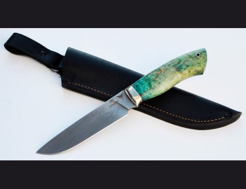 Нож Вепрь (ХВ5-АЛМАЗКА,стабилизированная карельская береза)