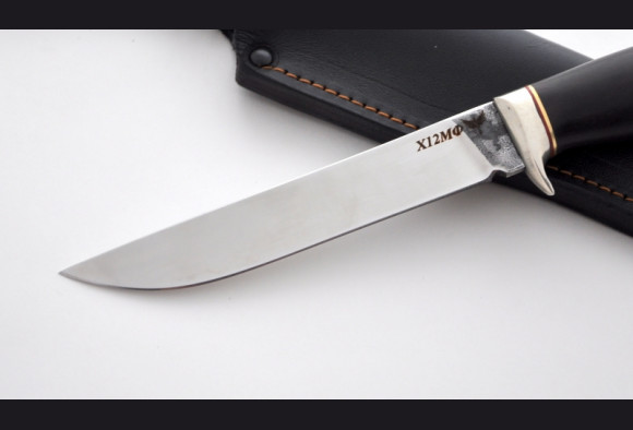 Нож Ласка <span>(х12мф, граб, мельхиор)</span>