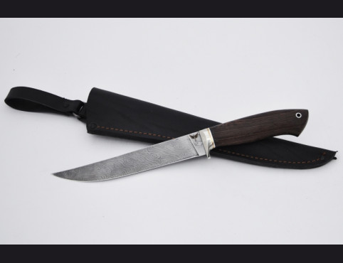 Нож Филейный малый (дамаск, венге)