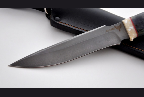 Нож Хищник <span>(булат, рог лося, карельская береза)</span>