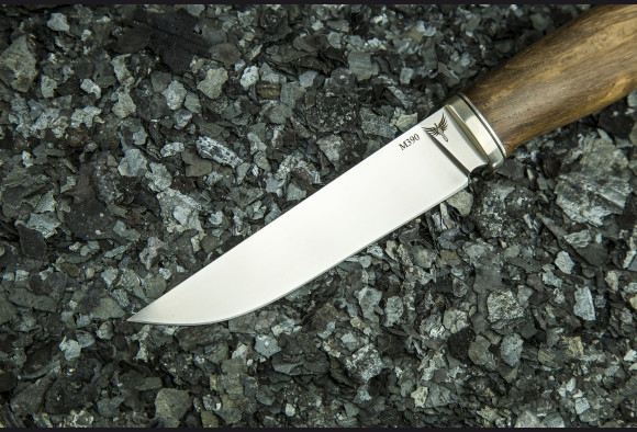 Нож Гепард <span>(М390, стабилизированная карельская береза)</span> спуски от обуха