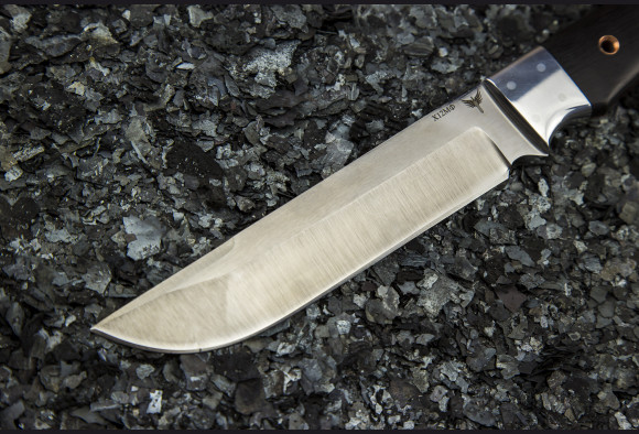 Нож Рейнджер цельнометаллический <span>(Х12МФ, мореный граб, дюраль)</span> 