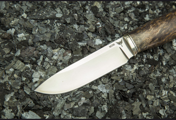 Нож Лань <span>(М390, стабилизированная карельская береза)</span>
