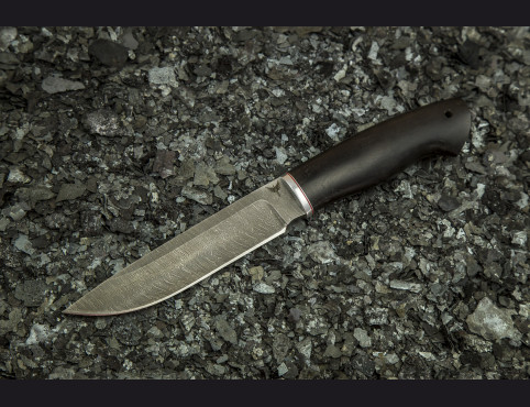 Нож Фрегат (Дамаск 1200 слоев, мореный граб)