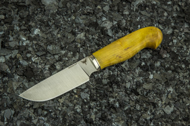 Нож Грибник 2 <span class='product-card--title--span'>(S390, стабилизированная карельская береза)</span> рукоять кобра