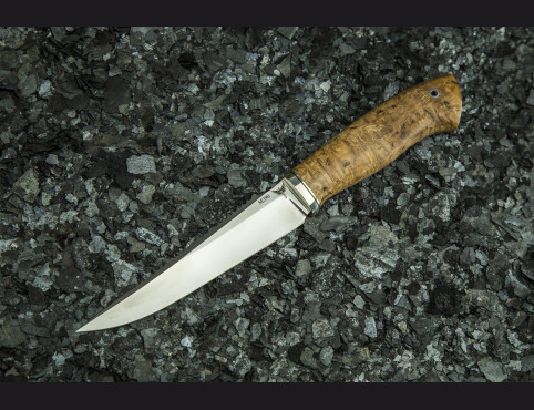 Нож Рыбак 1 (М390, стабилизированная карельская береза)
