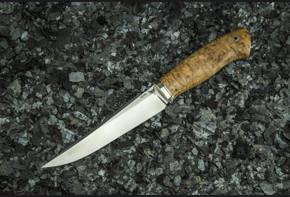 Нож Рыбак 1 <span>(М390, стабилизированная карельская береза)</span>