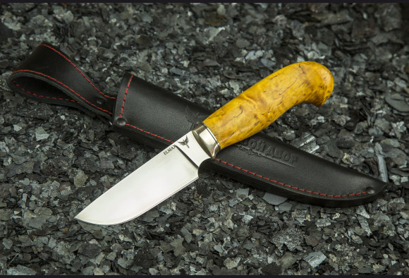 Нож Грибник 2 <span>(Elmax, стабилизированная карельская береза)</span>