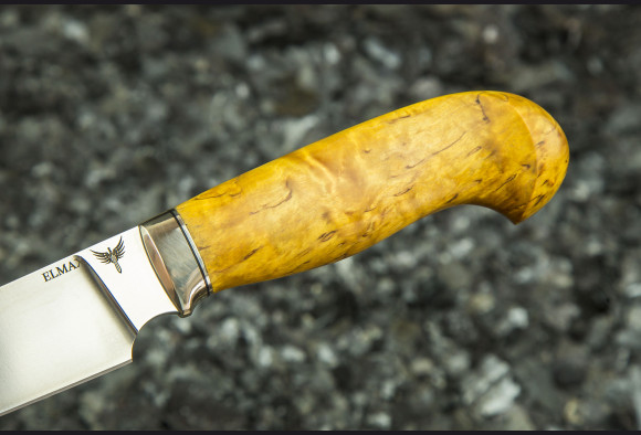 Нож Грибник 2 <span>(Elmax, стабилизированная карельская береза)</span>