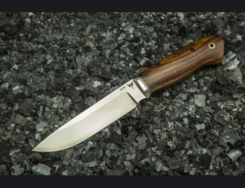 Нож Фрегат (М390, айронвуд-железное дерево, мозаичный пин под темляк)