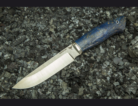 Нож Фрегат (S390, стабилизированная карельская береза)