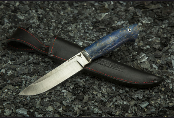 Нож Фрегат <span>(S390, стабилизированная карельская береза)</span>
