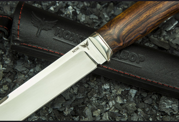 Нож Рейнджер <span>(М390, айронвуд-железное дерево, мозаичный пин под темляк)</span>