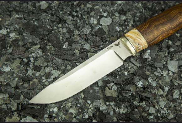 Нож Фрегат <span>(М390, айронвуд-железное дерево, стабилизированный зуб мамонта)</span>