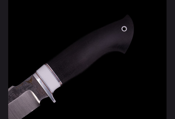 Нож Скорпион 2 <span>(х12мф, мореный граб)</span> вставка искусственный камень