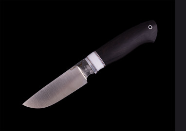 Нож Грибник 2 <span class='product-card--title--span'>(х12мф, мореный граб)</span> вставка искусственный камень