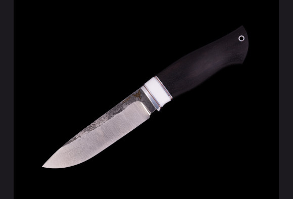 Нож Лань <span>(х12мф, мореный граб)</span> вставка искусственный камень