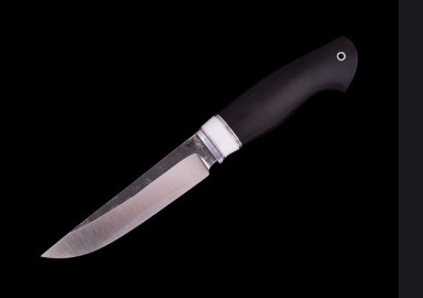 Нож Гепард <span class='product-card--title--span'>(х12мф, мореный граб)</span> вставка искусственный камень