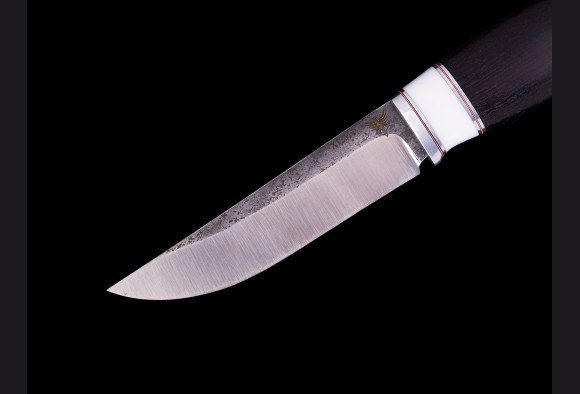 Нож Грибник 1 <span>(х12мф, мореный граб)</span> вставка искусственный камень