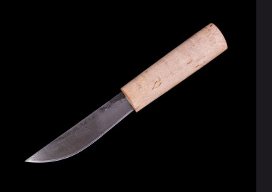 Нож Якутский средний <span class='product-card--title--span'>(Дамаск, карельская береза, кованный дол)</span>